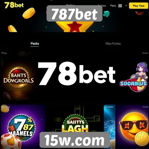 A diversidade de jogos disponíveis no 787bet